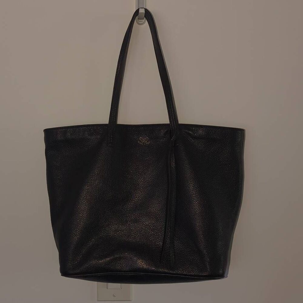 JohnnyWas Black Pebbles Leather Tote